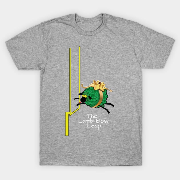 The Lamb Bow Leap T-Shirt by chrayk57